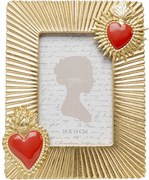Κορνίζα Flaming Heart Due Χρυσή 18*2.5*22.5εκ. - Χρυσό