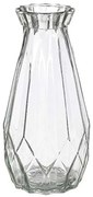 Βάζο Γυάλινο Zena 02.1110685 14x24cm Clear Glass