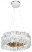 Κρεμαστό Φωτιστικό LED 52W Dimmable 2700K Accordeon Slamp-ACRSM00GLD01T27NMTEU-Λευκό-Χρυσό ACRSM00GLD01T27NMTEU