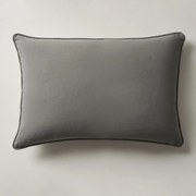 Μαξιλαροθήκη Διακοσμητική Valerie 381 Graphite Grey Gofis Home 40X60cm 100% Βαμβάκι