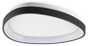 Φωτιστικό Οροφής - Πλαφονιέρα Gemini 341446 D042 On-Off 2700K 2300lm Black Ideal Lux