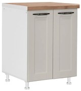 MATIS Επιδαπέδιο ντουλάπι κουζίνας CONTEMPO D60 Άμμου 60x60x85εκ. MATISKD6068
