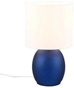 Φωτιστικό Επιτραπέζιο Vela 517900112 18x29cm 1xE14 10W Blue-White Trio Lighting