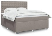 ΚΡΕΒΑΤΙ BOXSPRING ΜΕ ΣΤΡΩΜΑ TAUPE 180X200 ΕΚ. ΥΦΑΣΜΑΤΙΝΟ 3290585