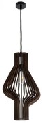 Φωτιστικό Οροφής Κρεμαστό Mihiro 02173 Boho 1xE27 IP20 32x56cm Dark Brown GloboStar