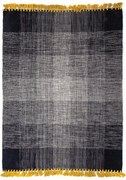 Χαλί Urban Cotton Kilim Tessa Black-Gold Royal Carpet 130X190cm