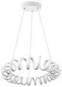 Φωτιστικό Οροφής Led Curl 325110131 4000K Ø55x150cm White Trio Lighting Μέταλλο