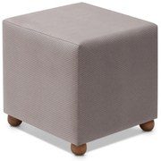 Σκαμπώ Ranma Megapap υφασμάτινο χρώμα ανοιχτό γκρι 40x40x40εκ.-GP043-0074,1