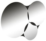 Καθρέπτης Gorta pakoworld μαύρο 75x2x51εκ 119-001193