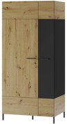 Γκαρνταρόμπα Leonardo - 90.00Χ60.00Χ193.00cm