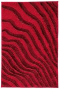 Πατάκι Μπάνιου Terrace 9183 453 Ruby Red Kleine Wolke 55Χ65 Polyacrylic