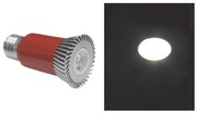 Λάμπα LED Ισχύος E27 3W 230V 1 LED 10° Ψυχρό 6200Κ 13-270130 Lumen 13-270130