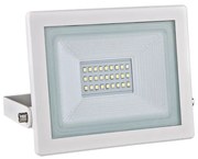 Προβολέας Αδιάβροχος Slim Led SMD 20watt 120° 230V 3000K, 1600lm, IP66, Λευκό χυτό Αλουμίνιο ACA X2030W