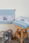 ΠΕΤΣΕΤΑ Με Ψηφιακή Εκτύπωση Σετ 2 τεμ bebe Studying Bear 36 30X50,70X140 Σιελ 100% Cotton - DIMcol