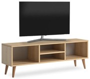 Έπιπλο τηλεόρασης Loren Megapap μελαμίνης χρώμα oak 120x30x40εκ. - GP022-0067,1