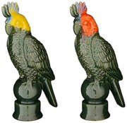 ΠΑΠΑΓΑΛΟΣ 2/ass ΚΙΤΡΙΝΟ/ΠΟΡΤΟΚΑΛΙ  - 8,5x12Χ37cm ΚΕΡΑΜΙΚΟ | Συσκευασία 2 τμχ