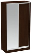 Ντουλάπα Δίφυλλη Korredor 361-000049 120x60x220cm Wenge Δίφυλλη