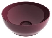 Νιπτήρας Πορσελάνη Επιτραπέζιος Ø38xY14,4 cm Olympia Trend Round 02 Aubergine Glossy Orabella 60128