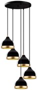 Φωτιστικό Οροφής Yildo 892OPV2135 43x43x111cm 5xE27 40W Black Opviq