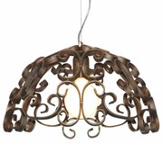 Φωτιστικό Οροφής Bale HL-3586-1PL 77-4040 45x45x100cm 1xE27 60W Rust Homelighting