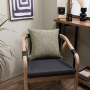 Μαξιλάρι Διακοσμητικό (Με Γέμιση) Lancaster 15 Olive Teoran 43X43 Βαμβάκι-Ακρυλικό