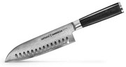 Μαχαίρι Santoku Damascus SD-0094 18,5cm Black Samura Ανοξείδωτο Ατσάλι