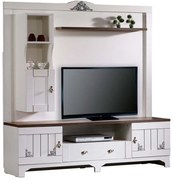 Σύνθεση Τηλεόρασης Gazel 801CMY3015 170x45x182cm White-Brown