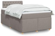 ΚΡΕΒΑΤΙ BOXSPRING ΜΕ ΣΤΡΩΜΑ TAUPE 120X190 ΕΚ. ΥΦΑΣΜΑΤΙΝΟ 3286630