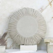 Βελουτέ Διακοσμητικό Μαξιλάρι (Φ45) Nima Pillows Velluto Beige