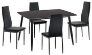 ΣΕΤ ΤΡΑΠΕΖΑΡΙΑΣ 5ΤΜΧ RAVEN HM21224.02 ΚΕΡΑΜΙΚΟ TOP ΜΑΥΡΟ ΜΑΡΜΑΡΟ--ΒΕΛΟΥΔΟ ΜΑΥΡΟ