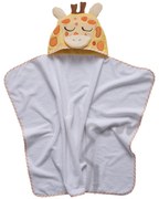 Κάπα Bebe Βαμβακερή 70x90εκ. Smile 4891 Λευκή-Κίτρινη Das Baby