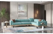Savvidis Furniture  Γωνιακός Καναπές με Αριστερή Γωνία N1 Μέντα 283x221εκ. Rolltechnic BEST-51249865