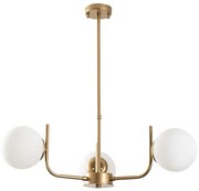 Φωτιστικό Οροφής Antler 521SHN3499 Φ53x70cm 3xE14 40W Gold Opviq