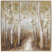 Πίνακας σε καμβά Leambre II Inart 102x4.5x102εκ 296-000040 296-000040