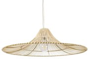 Φωτιστικό Οροφής Palermo Boho 02209 Φ100x30cm 1xE27 Beige GloboStar