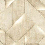 Ταπετσαρία Τοίχου Squares Κρεμ M35207 53 cm x 10 m