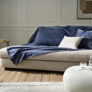 Ριχτάρι Τετραθέσιου Luna velvet Grey Blue 180x350 - Gofis Home 427/09