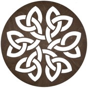 Σουπλά Lugh (Σετ 4Τμχ) 790PYN1119 36x36cm Wenge Hermia Ξύλο