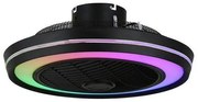 Ανεμιστήρας Πλαφονιέρα Οροφής Μαύρος Rgb Φ51 Dc 20W 300-25045 Eurolamp 300-25045 Μαύρο