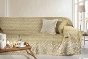 Ριχτάρι Διθέσιος Polycotton Chenille Marvin Golden 180x250εκ. Guy Laroche