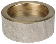 Κηροπήγιο (Φ10x4) K-M Marble Beige A93500620