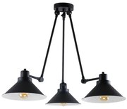 Κρεμαστό Φωτιστικό Οροφής 3xE27 Μαύρο Ρυθμιζόμενο Techno 9142 Nowodvorski-9142-Μαύρο 9142