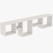 Ραφιέρα Τοίχου Amanos 854KLN1727 120x17x32cm White