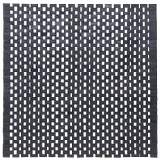 Πατάκι Μπάνιου Woodblock Teak Black Sealskin 60X60 Ξύλο