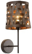 Απλίκα Τοίχου Aca Agatha ML307211WB Brown