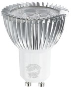 GloboStar 76041 Σποτ LED GU10 MR16 3W 280m 45° AC 220-240V IP20 Φ5 x Υ5.5cm Φυσικό Λευκό 4500K Dimmable - 3 Χρόνια Εγγύηση