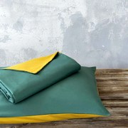 Παπλωματοθήκη Μονή (Σετ 160x240) 2 Όψεων Nima Bed Linen Abalone AW2022 Ώχρα,Πράσινο