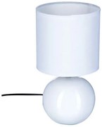 Επιτραπέζιο φωτιστικό PWL-1210 Pakoworld Ε14 60W κεραμικό σε λευκό gloss Φ13x25εκ 199-000576 199-000576 Λευκό
