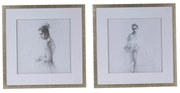 Artekko Ballet Κάδρα με Μπαλαρίνες και Χρυσή Κορνίζα (50x3x50)cm Artekko 44877