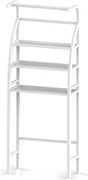HOME USE ραφιέρα μπάνιου HUH-0222 με 3 ράφια, μεταλλική, 65x25x175cm, λευκή